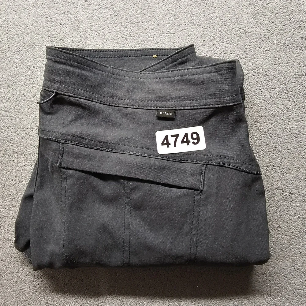 prAna Halle Jogger II Pants Womens 8 Charcoal Grey Hiking Outdoor 1971051